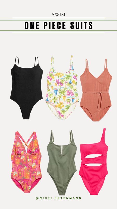 Rounded up some cute one-piece affordable suits for you! I have the sailboats and green ones, and love!

I wear M in swim

Swimsuits, beach swim, pool swim, old navy swim, Abercrombie swim, aerie swim, nicki entenmann 

#LTKstyletip #LTKSeasonal #LTKtravel