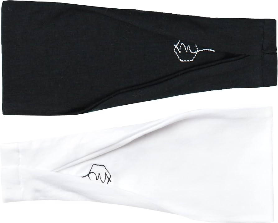 Maven Thread White + Black Basics, Workout Headbands for Women, Sports Running Headband for Exerc... | Amazon (US)