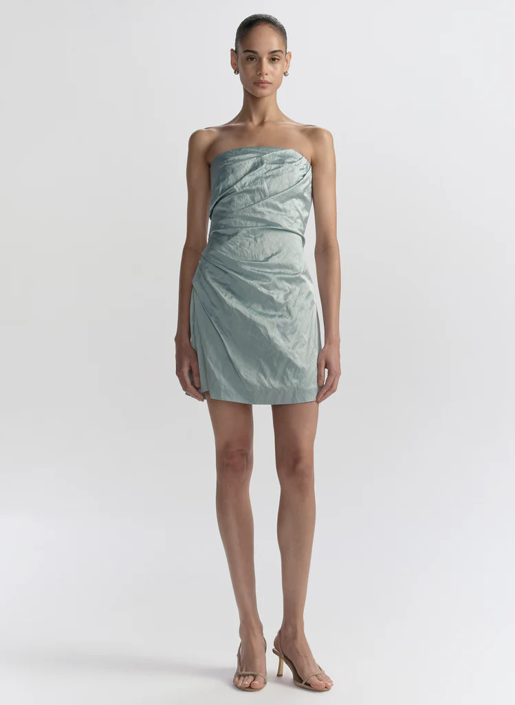 Evie Strapless Satin Mini Dress | A.L.C