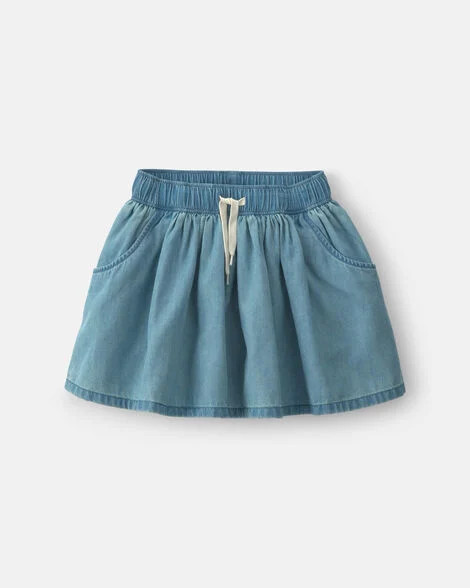 Girls Chambray Denim Skort - Indigo | Carter's | Carter's Inc