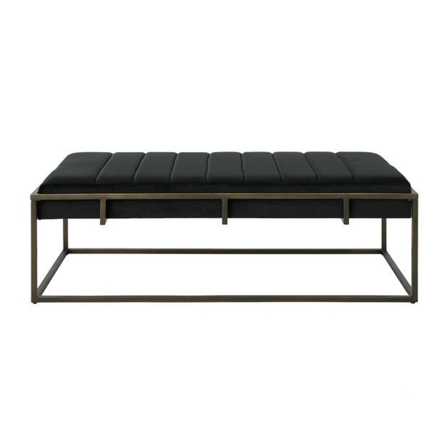 Magdalene Modern Velvet Ottoman Bench - Christopher Knight Home | Target