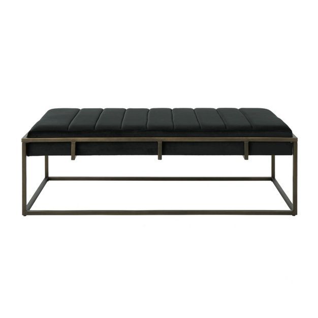 Magdalene Modern Velvet Ottoman Bench - Christopher Knight Home | Target