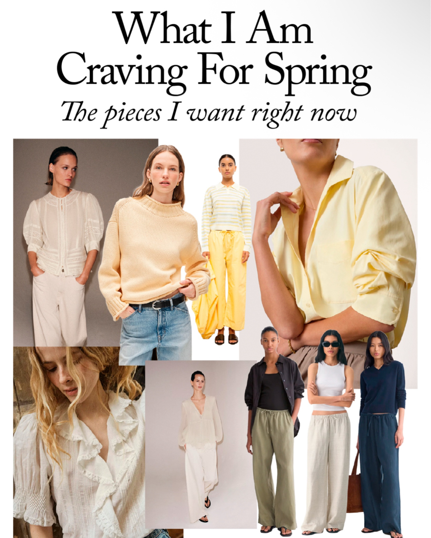 Butter yellow, easy pants, and feminine tops. 



#LTKSeasonal #LTKOver40 #LTKTravel