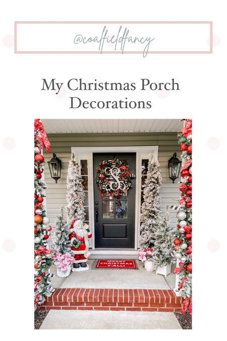 Christmas Decorations 
Holiday decorations 
Holiday Porch decor

#LTKHoliday #LTKSeasonal #LTKunder50