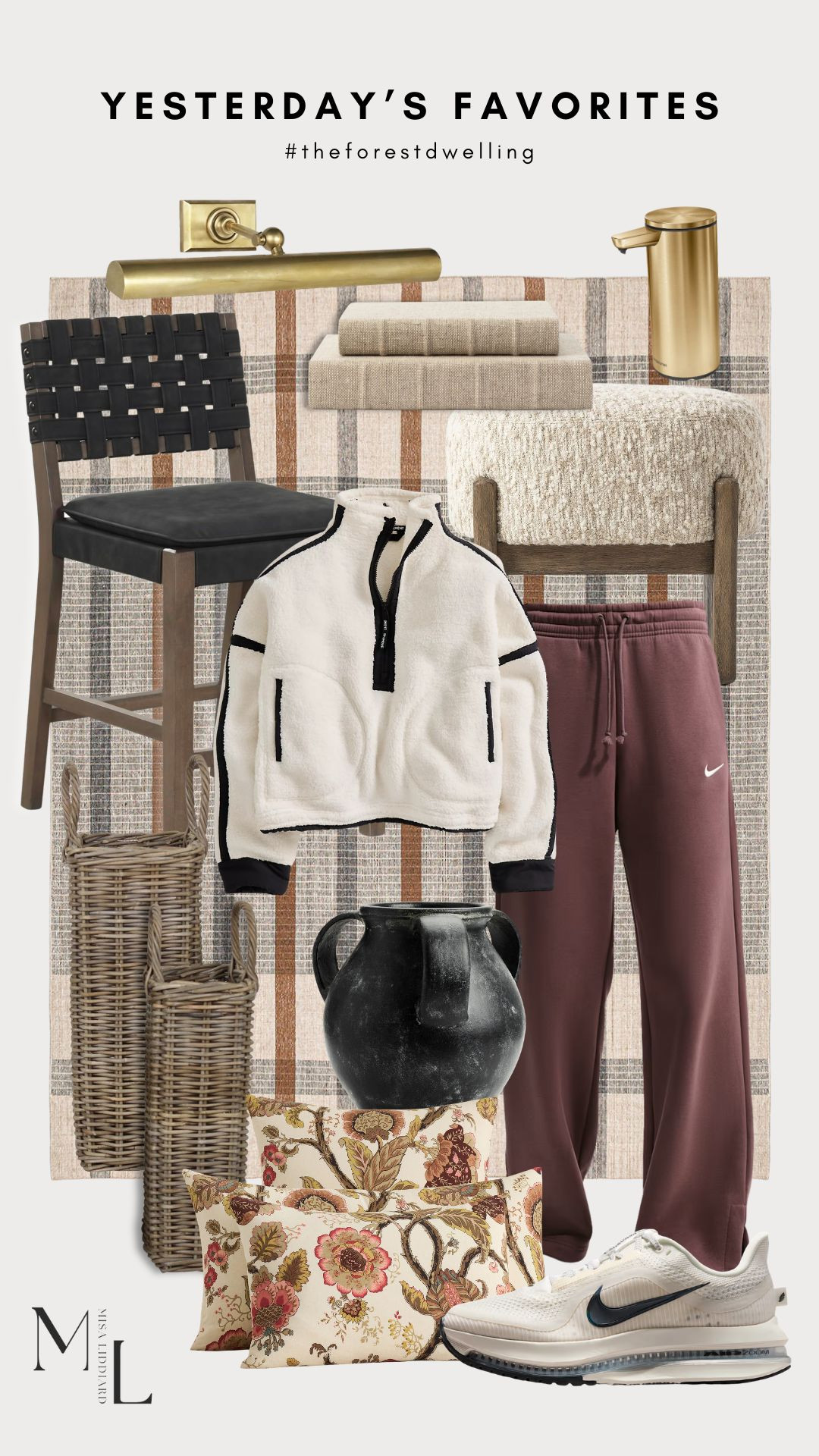 Yesterday's favorites! Love the Mountain High Half-Zip Fleece. Comes in so many fun colors. These are the best sweat pants. High waisted. Wide leg. Can't go wrong with the Pegasus Premium. So comfy! Obsessed with the Rosecliff Heights Rattan baskets. The shape is perfection.  

 #LTKdayinmylife #LTKHome