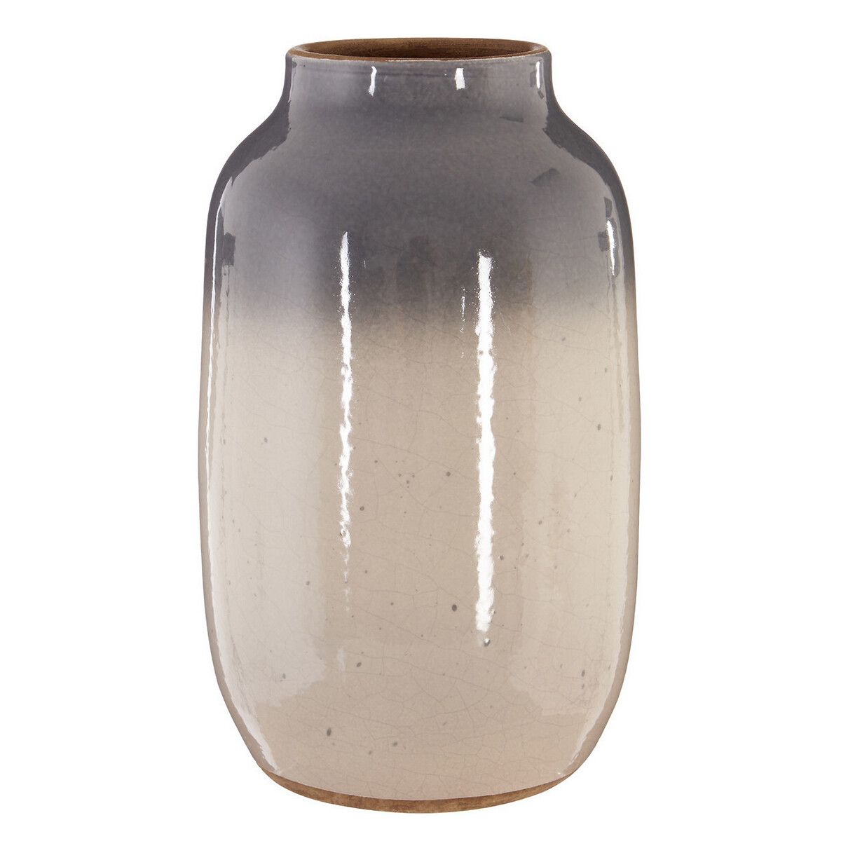 Handcrafted Earthenware Vase in Grey | La Redoute (UK)