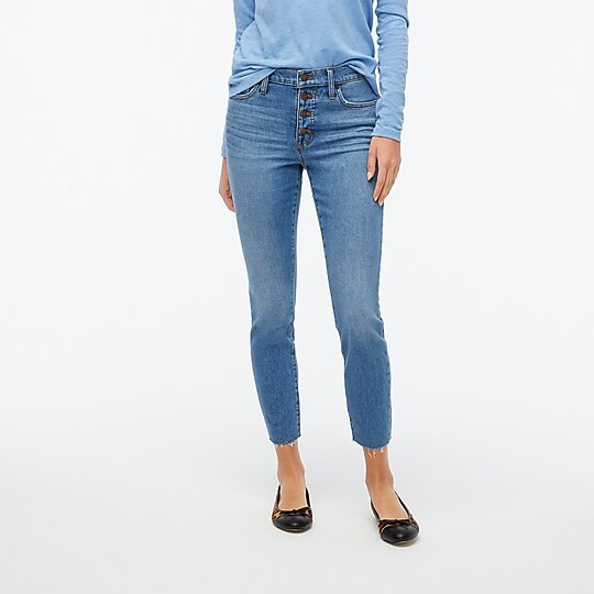 9" mid-rise skinny jean in all-day stretch | J.Crew Factory