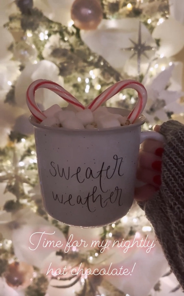 Literally nothing beats these big mugs of hot cocoa after a long and  freezing day 
❤️
Sweater Weather Mug

#LTKGiftGuide #LTKSeasonal #LTKHoliday