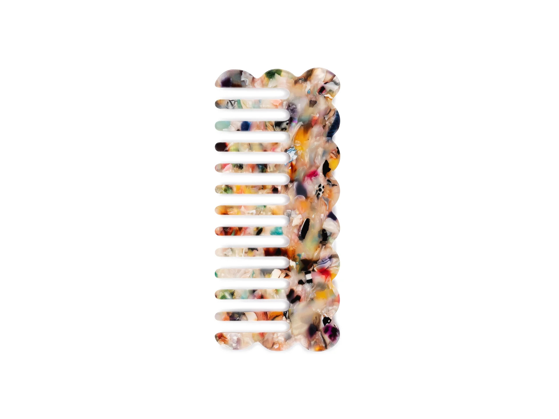 Wavy Hair Comb in Multi | Old Whaling Company