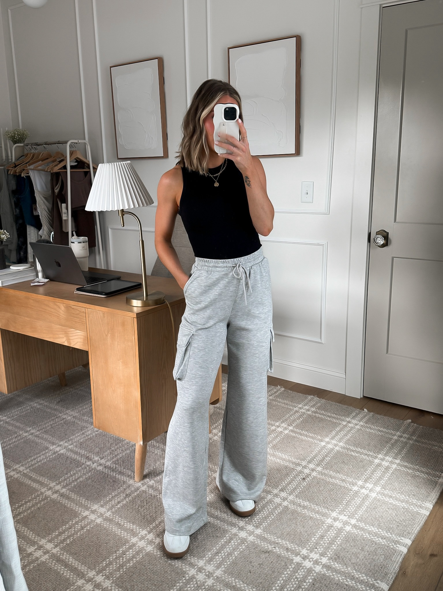 This tank comes in a set of two for $10!! 💰 

I did get a small in this since it is a junior’s brand! Probs want to size up! 🫶🏻 Seriously can’t beat this price!! 

Cargo pants are also super comfy!! 
Sizing Details ✨ 
5’4’’ • 124lbs • 30D 

Tank: S
Pants: XS *waist does run a bit snug!

#LTKSeasonal #LTKStyleTip #LTKFindsUnder50