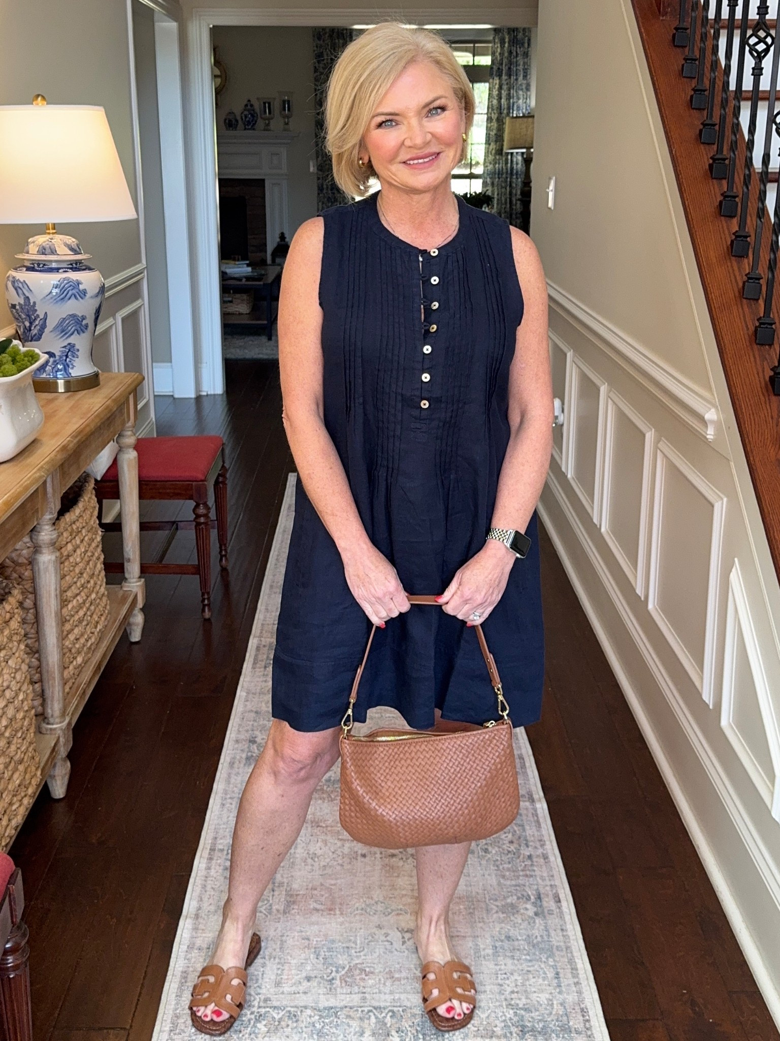 I’ll be wearing this breezy linen dress all summer long! Comes in short-sleeved version too! I’m wearing it in a Medium. My usual size small would have worked if not for my DD’s! 😂 if you have a larger bust, size up. This is not a petite dress, but I think it’s petite friendly  

Linen dress
Vacation outfitt
Spring dress
Sundress 
Spring outfit
Style with Serena 
Petite fashion


#LTKPetite #LTKOver40 #LTKFindsUnder100