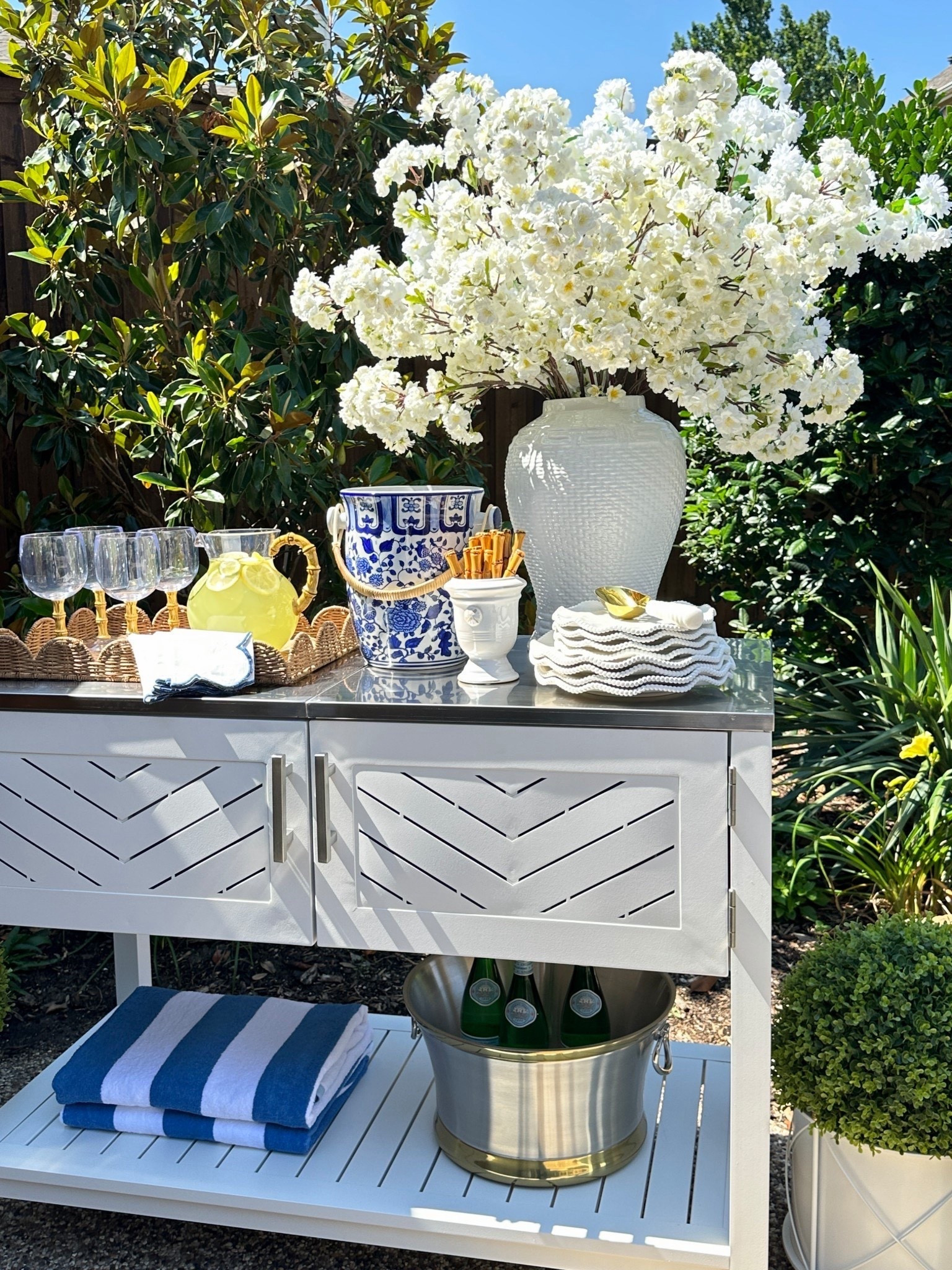 Found a look for less outdoor console similar to mine!! 🙌🏻  