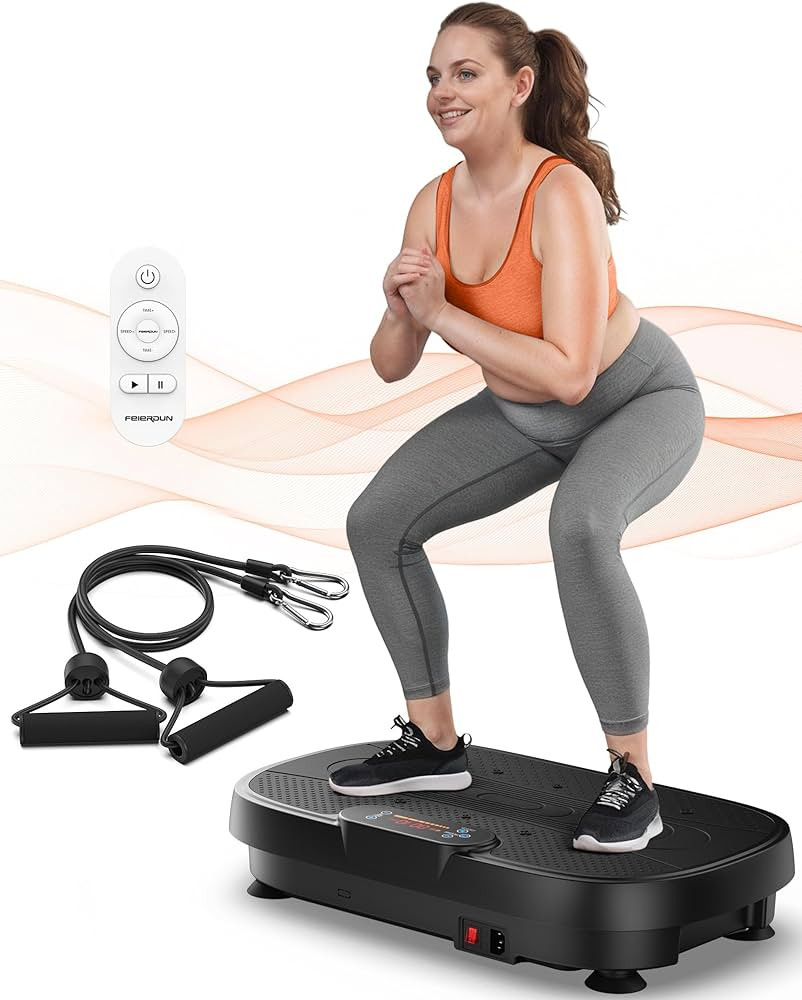 FEIERDUN Vibration Plate, Whole Body Vibration Plate Exercise Machine for Lymphatic Drainage, Pow... | Amazon (US)