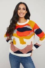 THML Camo Knit Sweater | Social Threads