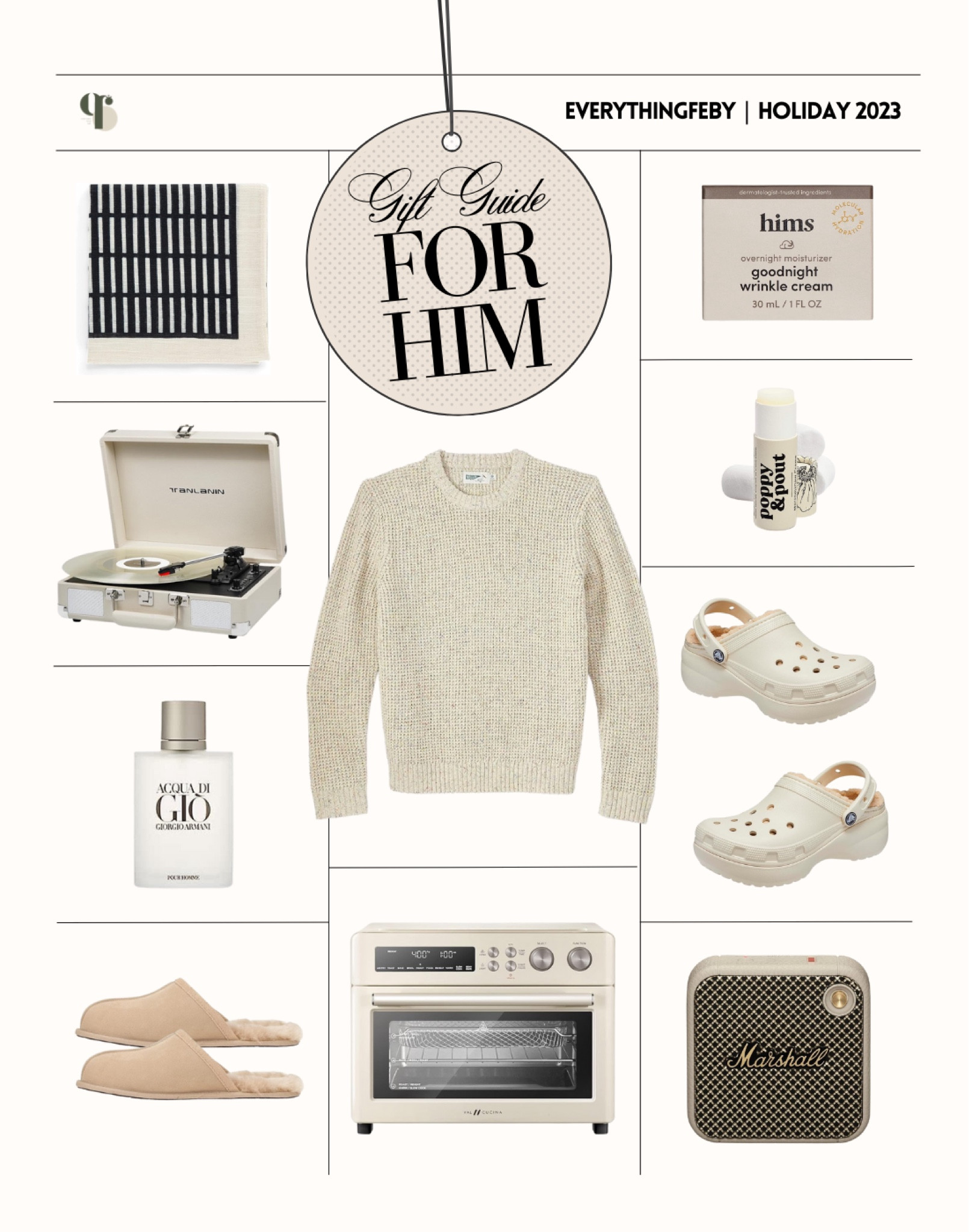 Holiday Gift Guide For Him

Handcrief / sweater / perfume / crocs fuzzy sandals / ugg slippers / portable bluetooth speaker / toaster oven / lip balm / cd player / amazon holiday gift gudie / amazon finds / amazon men fashion / amazon must have / amazon favorite / amazon neutral finds  

#LTKmens #LTKCyberWeek #LTKGiftGuide