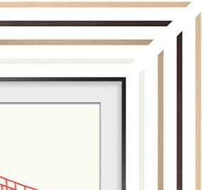 SAMSUNG 55-inch The Frame Customizable Bezel Modern Teak (VG-SCFA55TKBZA, 2021 Model) | Amazon (US)