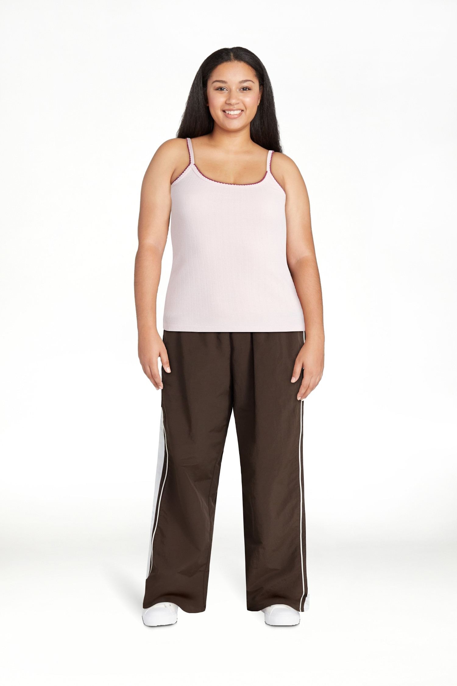 No Boundaries Pointelle Tank Top, Women's XXS-XXL | Walmart (US)