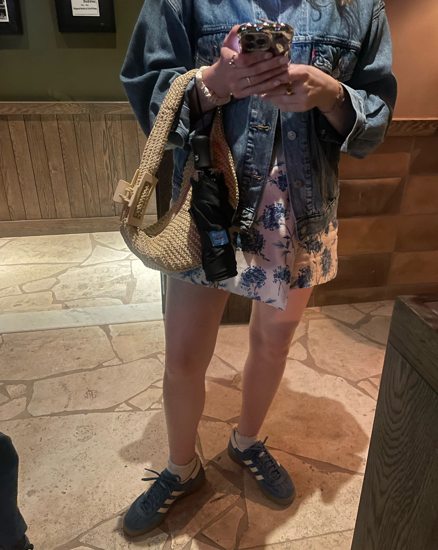 My sister in her cute outfitt