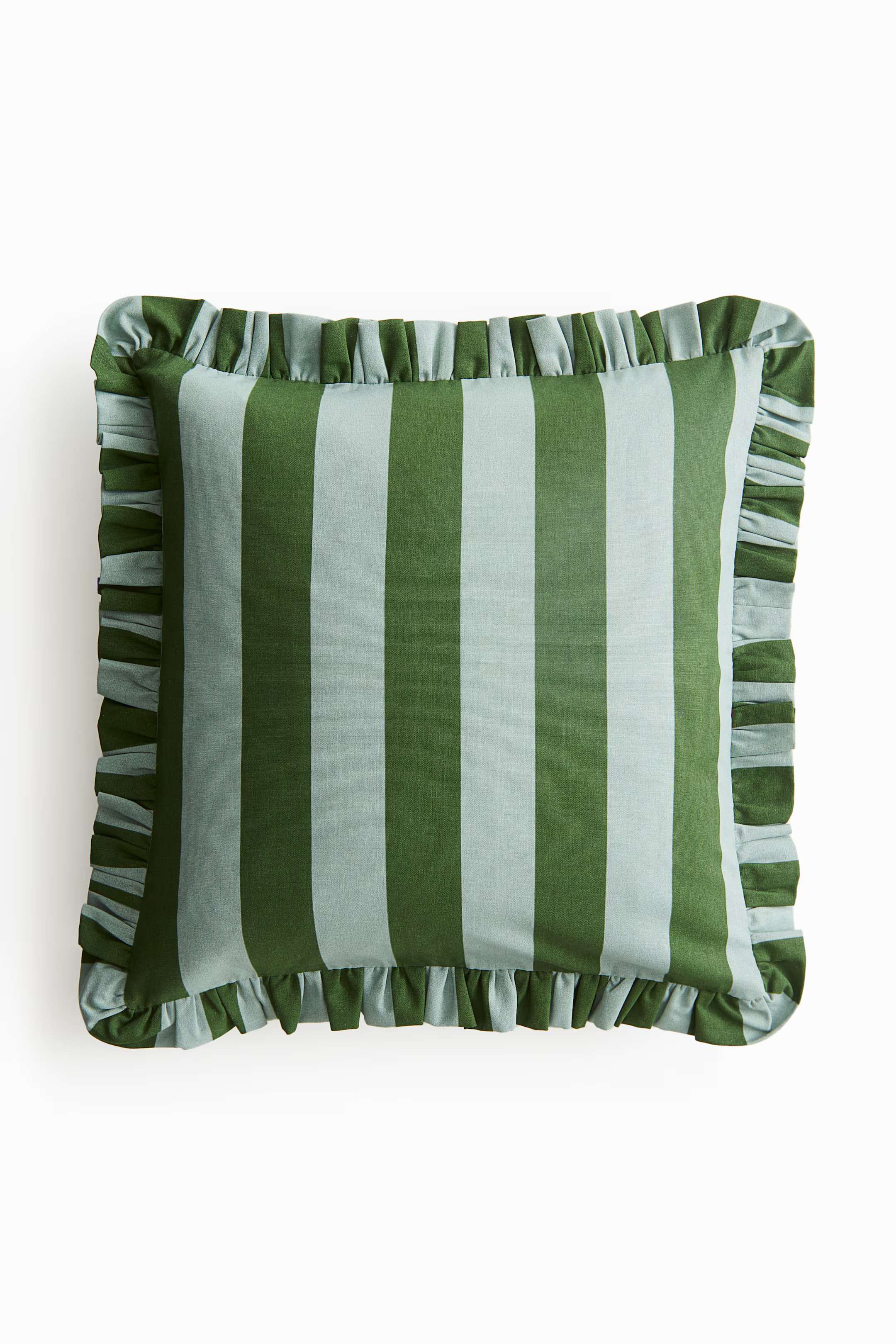 Frill-trimmed cushion cover | H&M (UK, MY, IN, SG, PH, TW, HK)