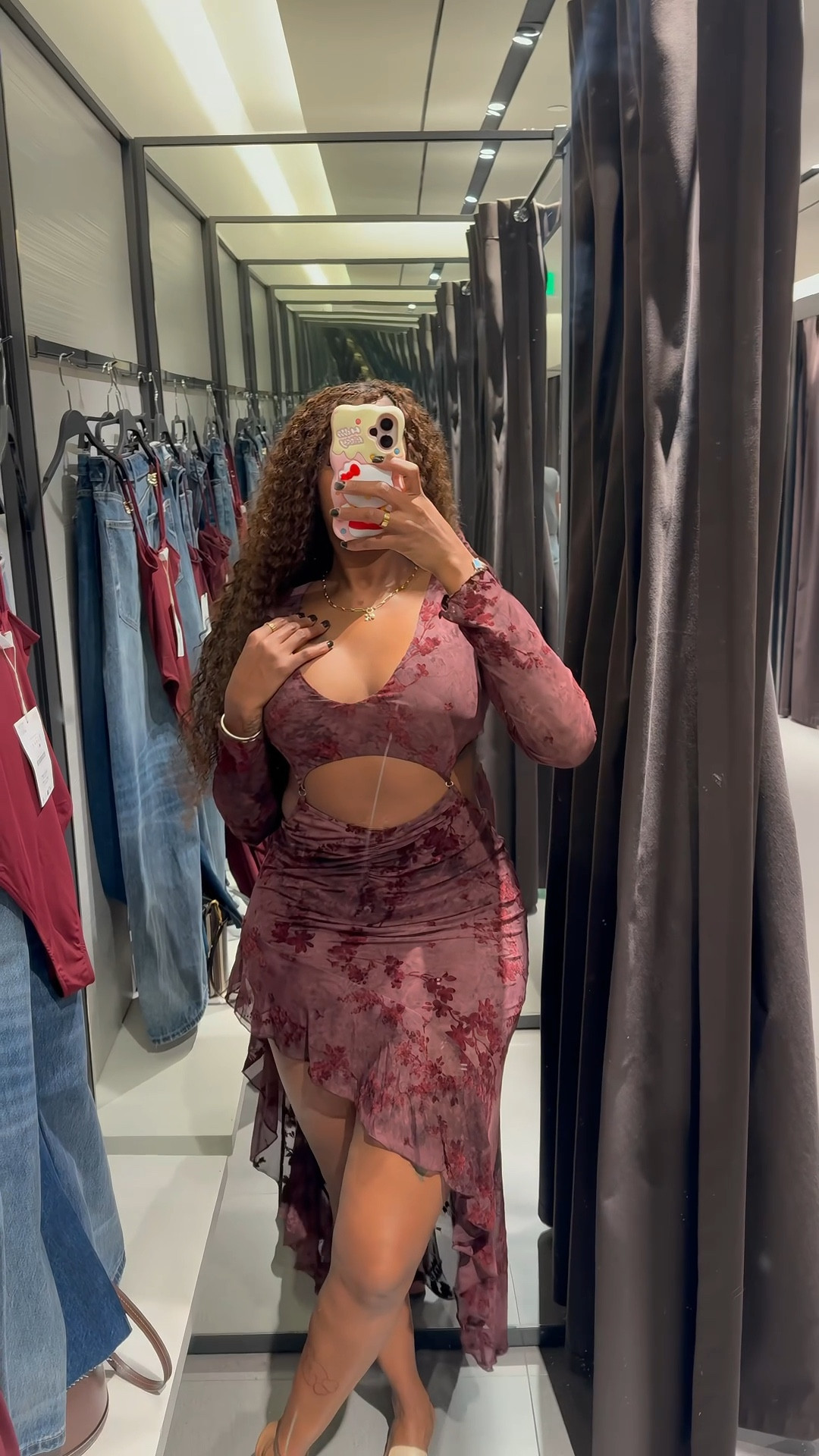 Did someone say Burgundy wasn't in for Spring 🤍 Dresses @Zara

#LTKootd #LTKgrwm