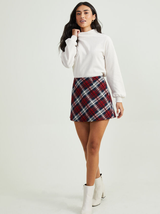 Blair Plaid Skirt | Altar'd State