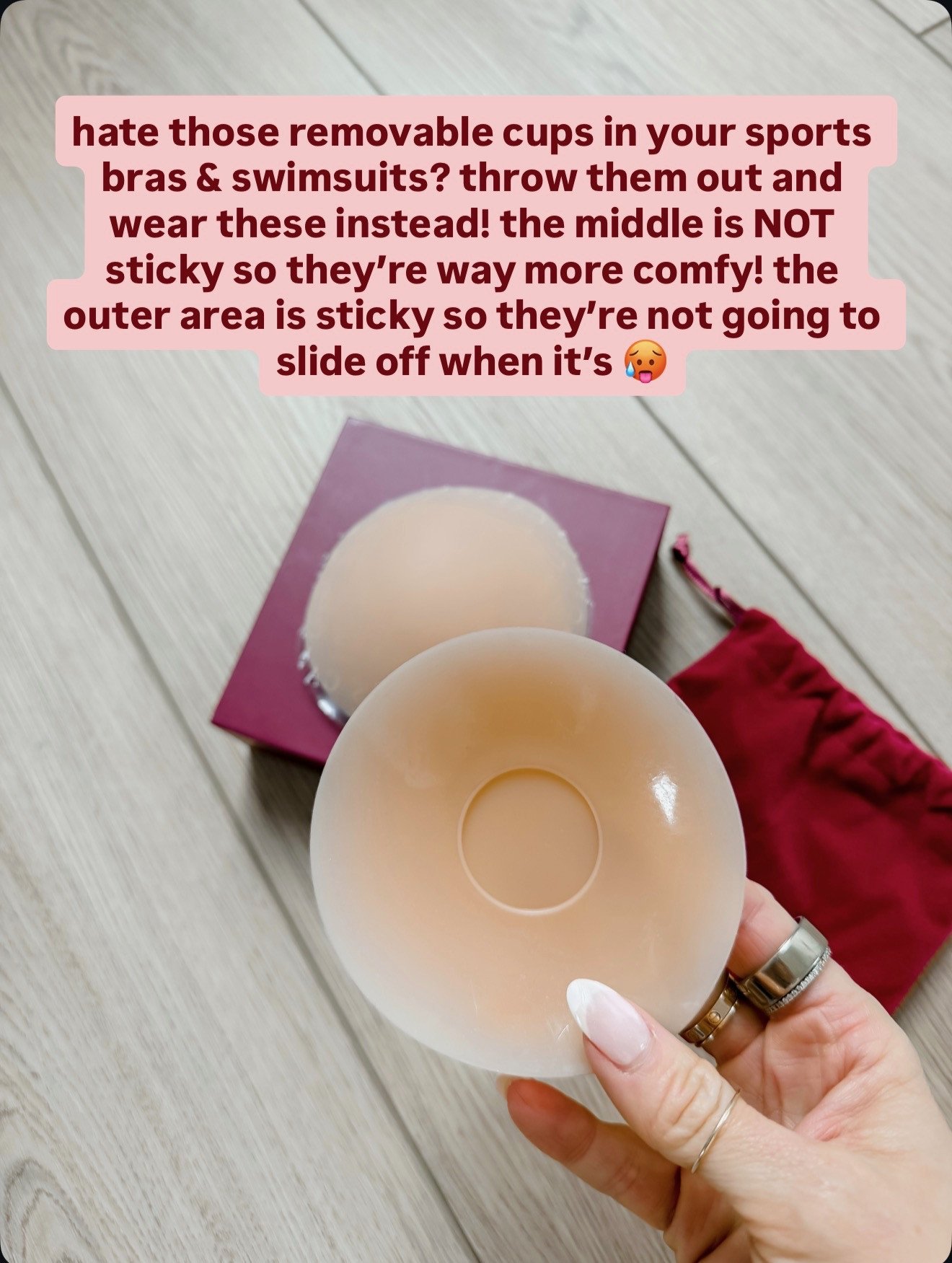 I love grabbing fun finds during Prime Day, but it's also the perfect time to stock up on my everyday favorites that I repurchase over and over, and now they're on sale! 🙌

If you hate dealing with those removable cups in sports bras and swimsuits, you need these. 👏
I toss the original pads and swap them for these instead. The center isn't sticky, so they're way more comfortable to wear, but the outer edge is adhesive so they stay put and don't slide around throughout the day.
One of those little purchases that makes a surprisingly big difference! ✨

#LTKSaleAlert