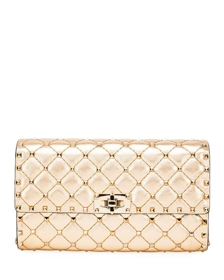 https://www.neimanmarcus.com/p/valentino-garavani-rockstud-spike-metallic-wallet-on-a-chain-prod2150 | Neiman Marcus