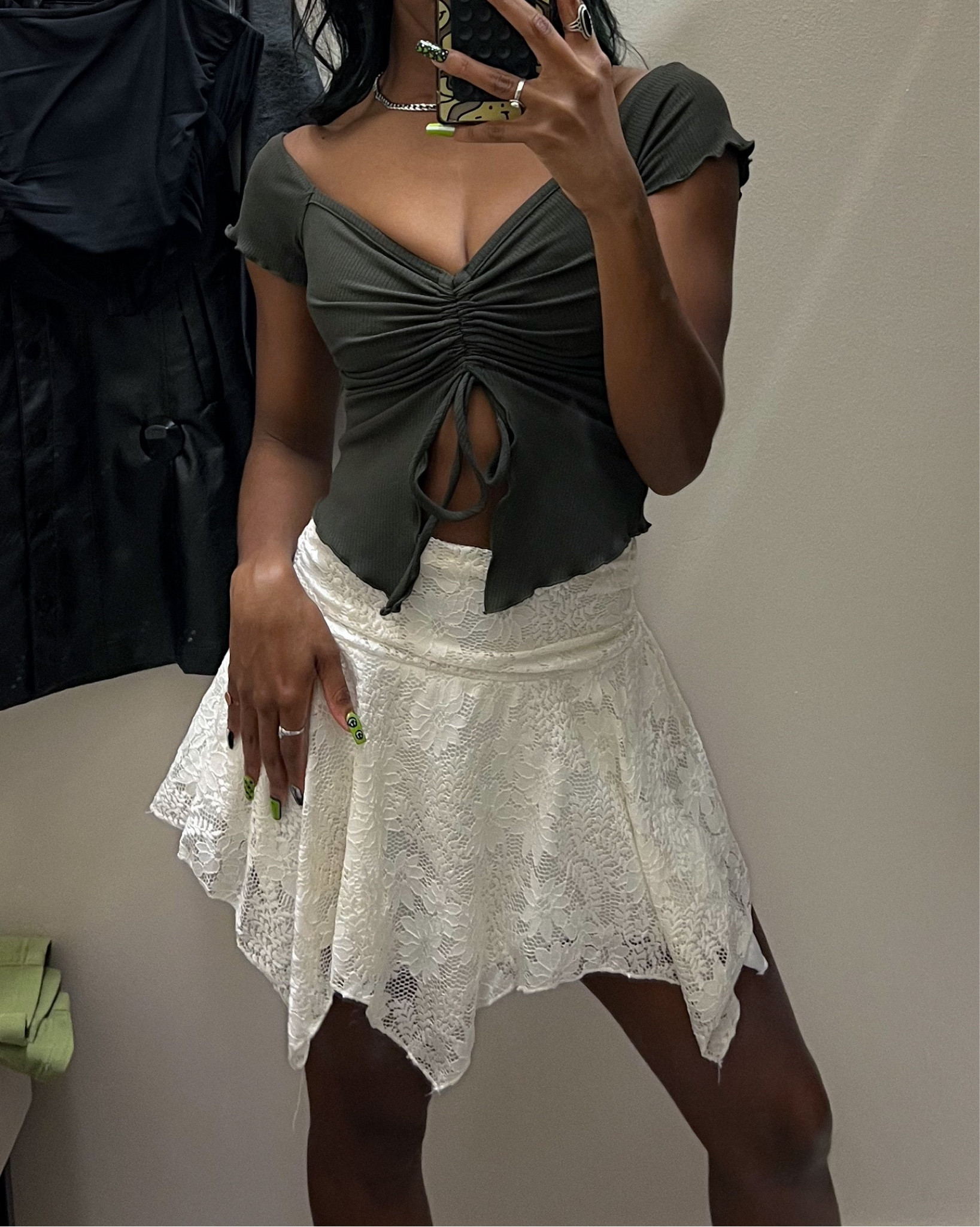 Outfit inspo x Windsor ✨
- olive crop top
- lace skirt 

#LTKfindsunder100 #LTKstyletip #LTKSeasonal