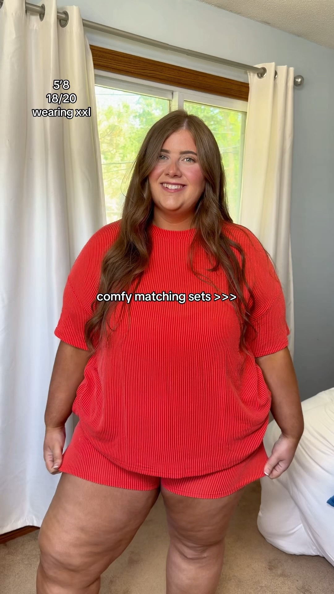 Cute & comfy matching sets are my fav! They make getting dressed so much easier! I’m wearing a size xxl in this and love this color 🫶

#LTKPlusSize #LTKSaleAlert #LTKootd