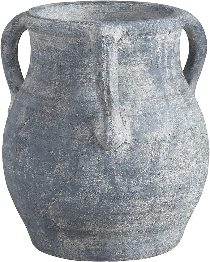 47th & Main Old World Style Distressed Terracotta Planter Pot Vase with Handles for Flowers Plant... | Amazon (US)