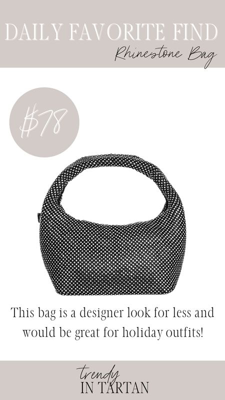 Daily Favorite Find- rhinestone bag!

Purse, bag, rhinestone purse, tote bag 

#LTKitbag #LTKunder100 #LTKHoliday