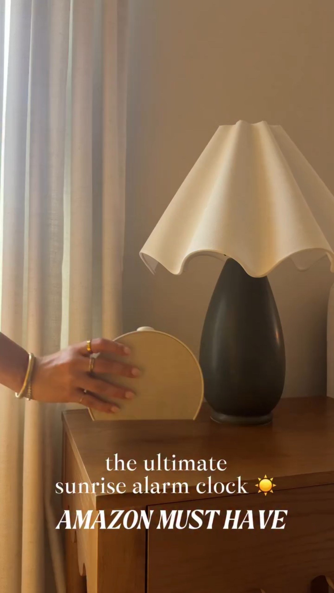 Sleep BETTER! 😍 Comment “DEAL” for links to THE best time of year to snag the famous Hatch Sunrise alarm clock!! The best gift idea, aesthetically pleasing and highly effective at restful sleep! 🥰 The hatch has SO many functions with customizable sunrises, sounds, clocks and more! ☁️ Everyday beautiful sleep and sunrise!!