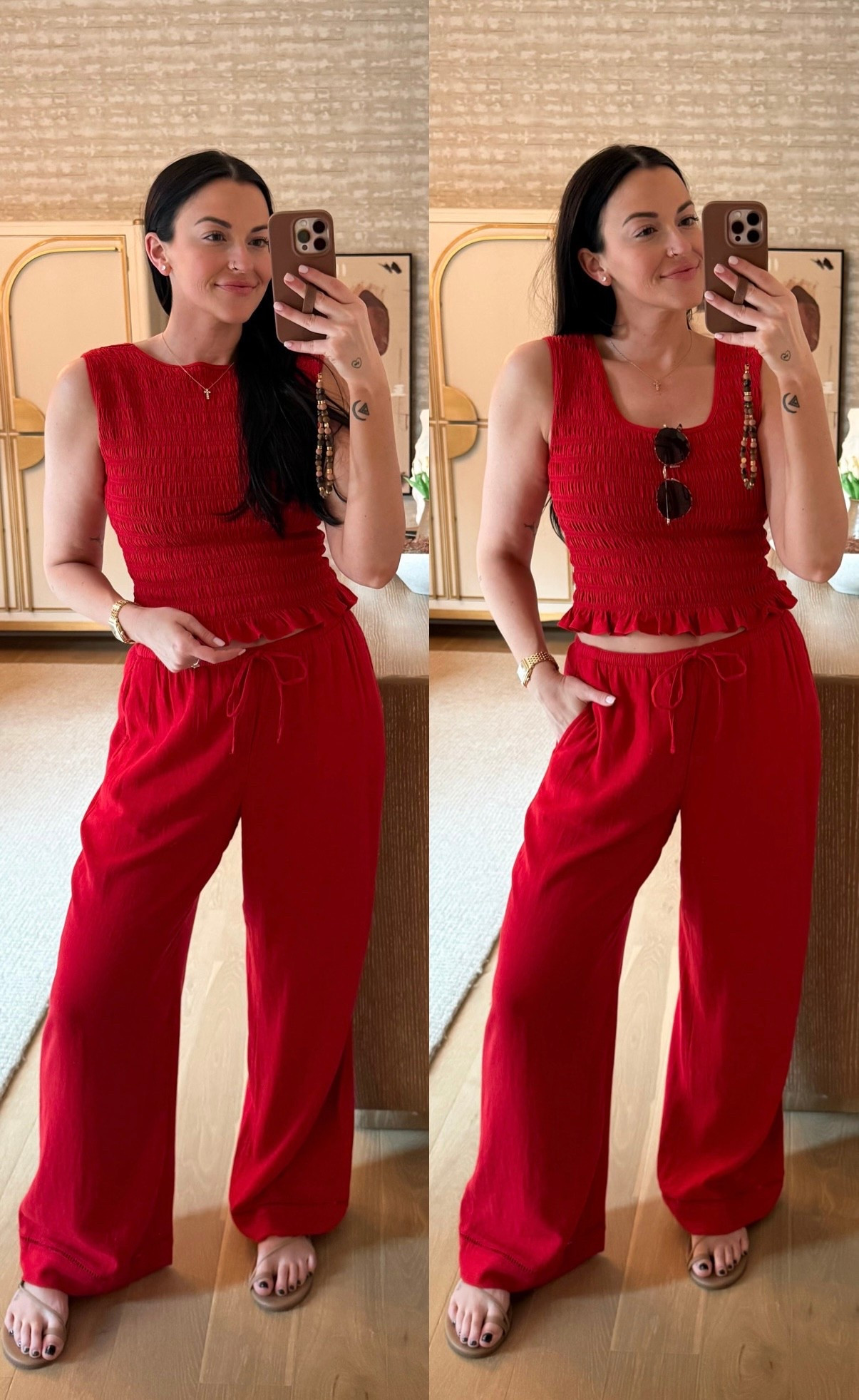 This reversible 2-in-1 top! Looks amazing either way. I’m in a medium. Pants too, but should’ve done a small. Use AF20 for an extra discount through the @abercrombie app

#LTKsalealert #LTKfindsunder50 

#LTKSeasonal