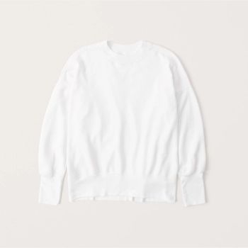 Women's Crewneck Tunic Sweatshirt | Women's New Arrivals | Abercrombie.com | Abercrombie & Fitch (US)