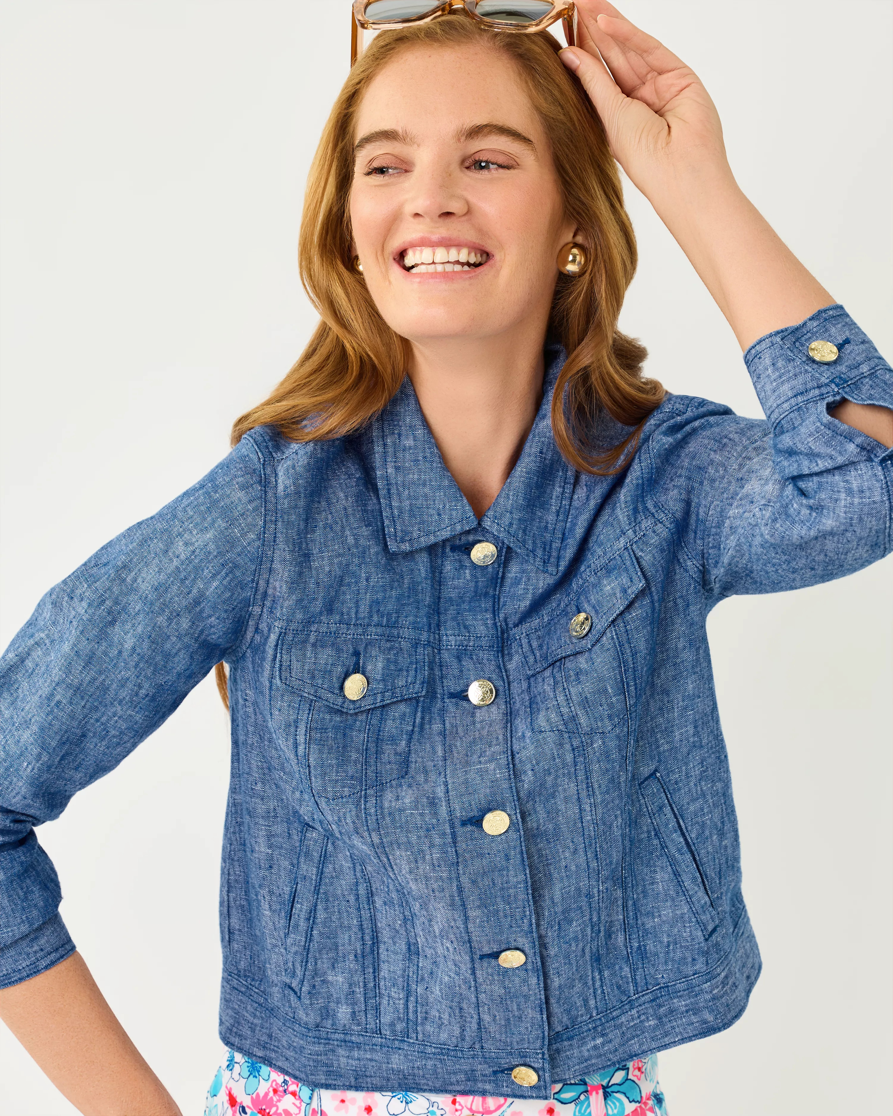 Seaspray Linen Jacket | Lilly Pulitzer