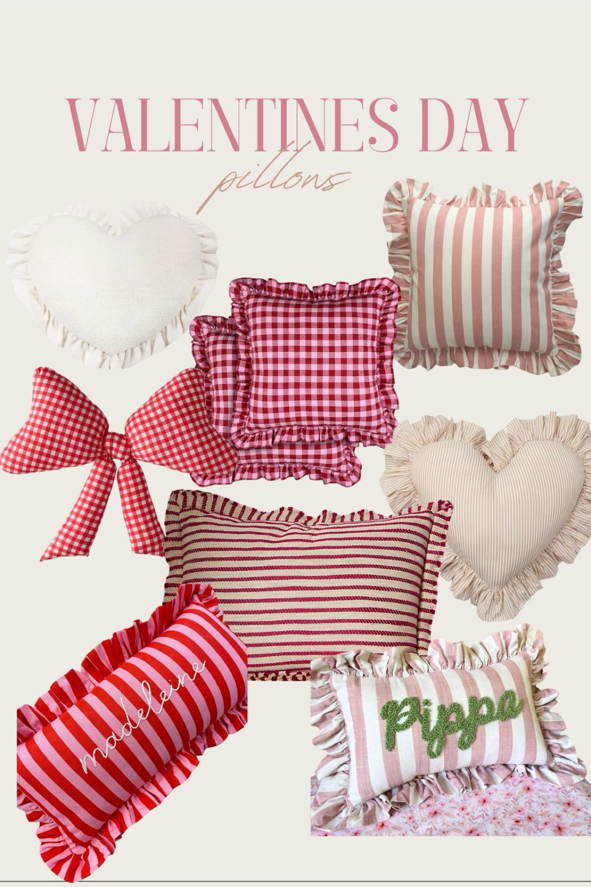 Valentine’s Day pillows, Valentine’s Day decor, toddler room, living room decor, pink and red decor, gingham bedding, striped bedding 

#LTKHome #LTKFindsUnder50 #LTKStyleTip