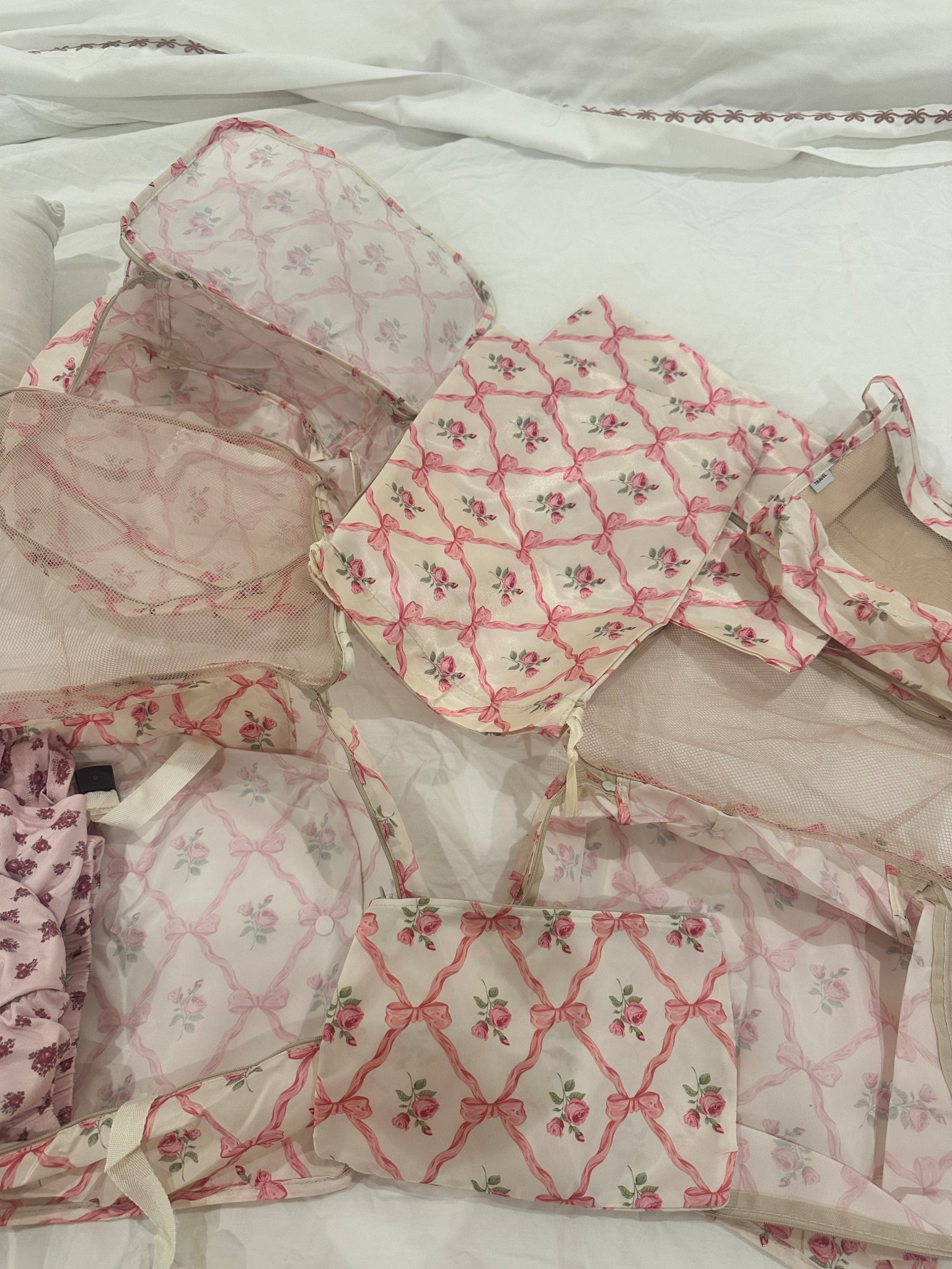 The cutest packing cubes I’ve ever seen 🥹🎀

#LTKBeauty #LTKFindsUnder50 #LTKTravel
