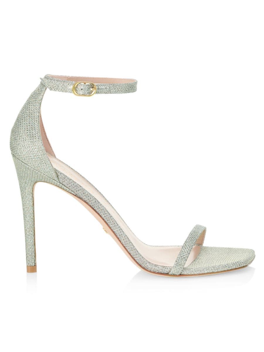 Nudistcurve Glitter High-Heel Sandals | Saks Fifth Avenue