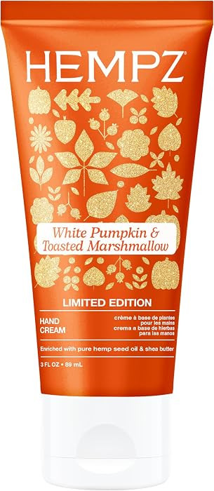 Hempz White Pumpkin & Toasted Marshmallow Hand Cream, 3 fl.oz. | Amazon (US)