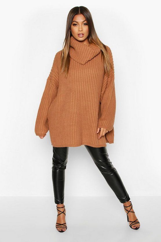 Chunky Oversized Boyfriend Sweater | Boohoo.com (US & CA)