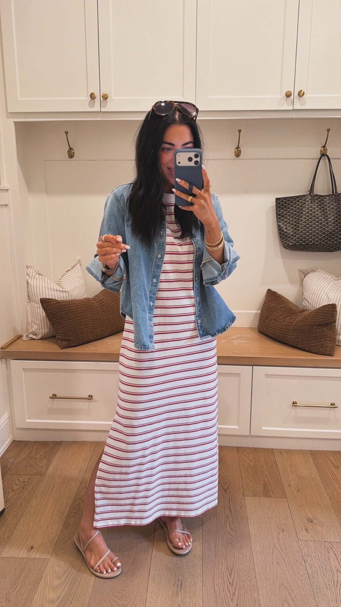 Maxi dress from Old Navy! Wearing a small!

#LTKootd #LTKPetite #LTKSeasonal