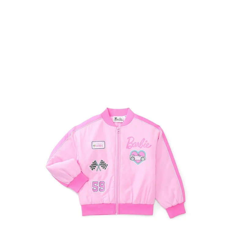 Barbie Girls Bomber Jacket, Sizes 4-12 | Walmart (US)