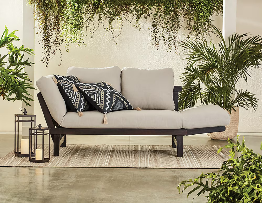 Better Homes & Gardens Delahey Outdoor Daybed, Patio Furniture with Cushions | Walmart (US)