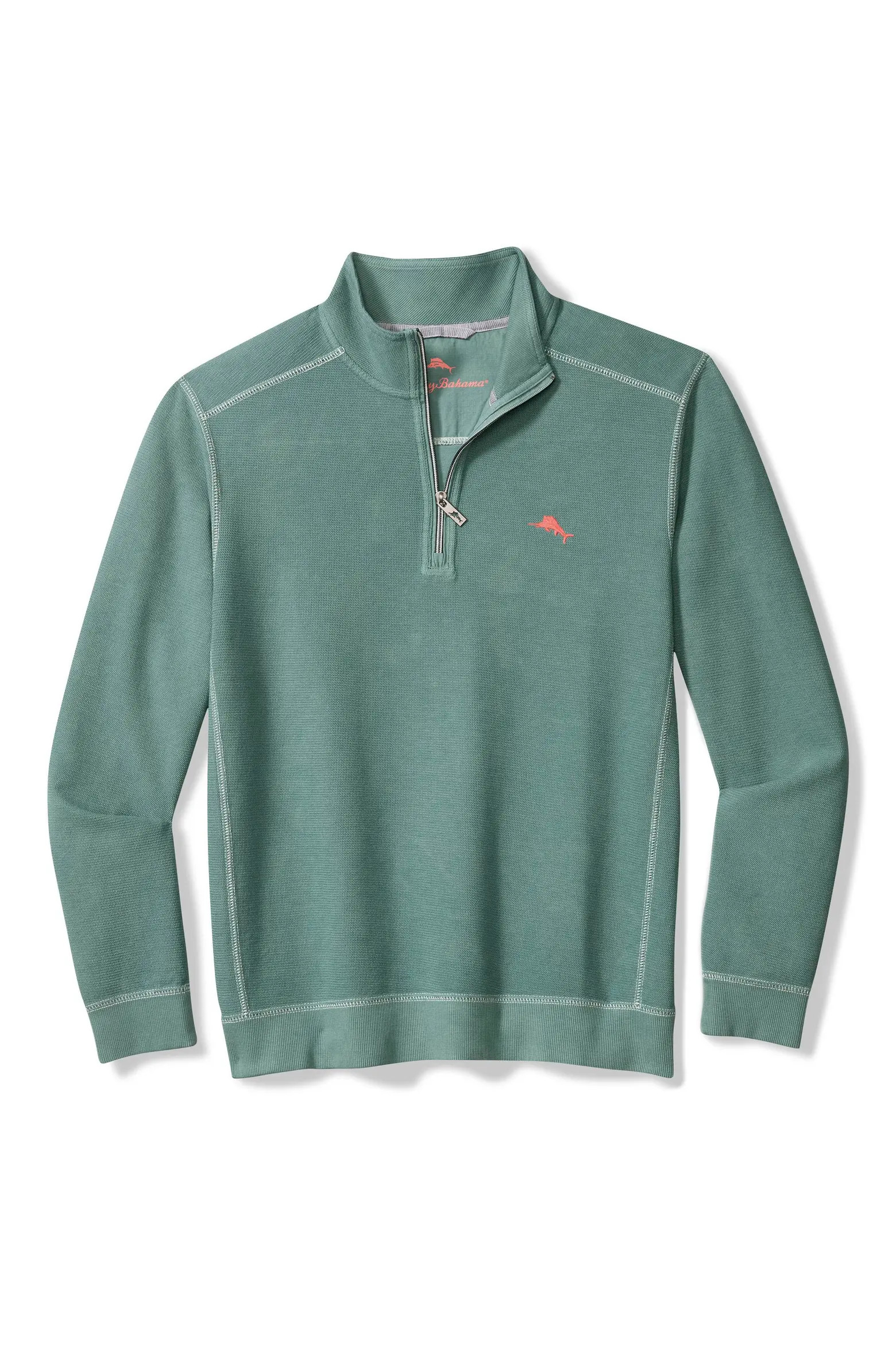 Montego Bay Textured Cotton & Lyocell Half Zip Pullover (Men) | Nordstrom | Nordstrom