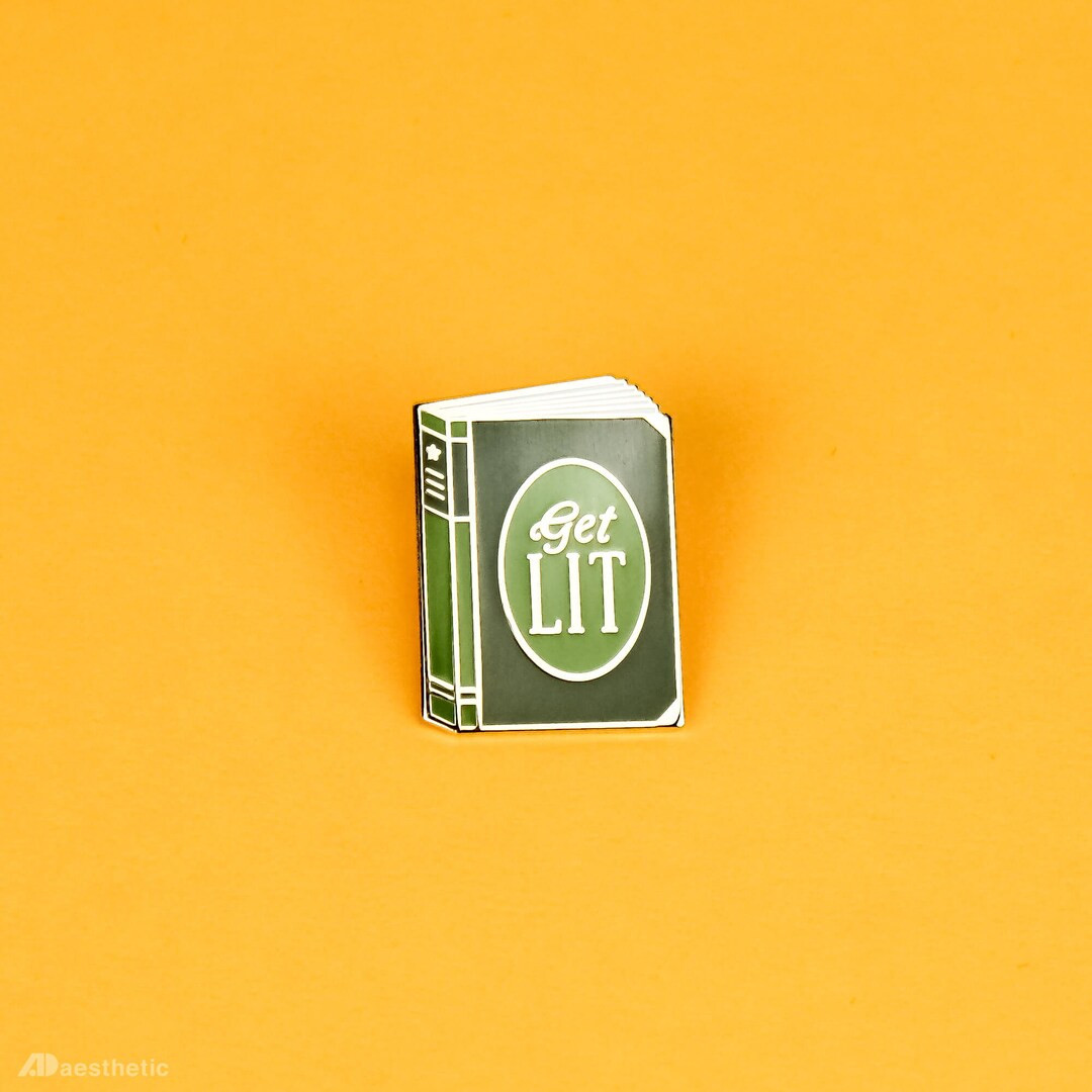 Get Lit Enamel Lapel Pin - Etsy | Etsy (US)