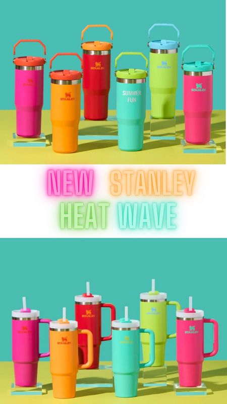 New Stanley cups // heat wave collection 