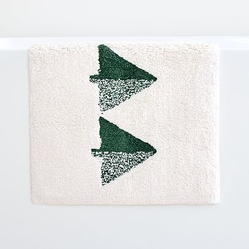 Modern Trees Tufted Bath Mat | West Elm (US)