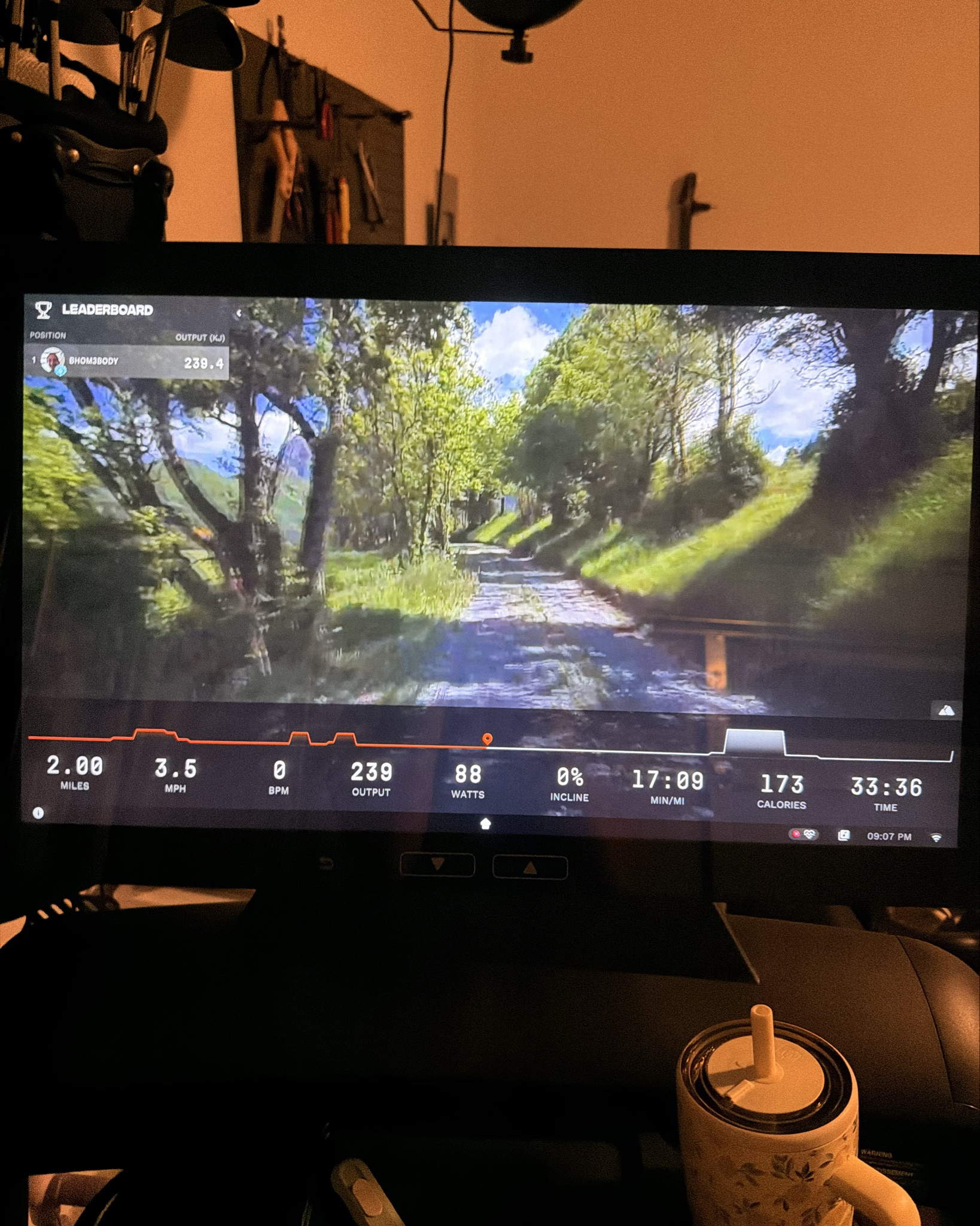 Running the Swiss alps from home. YALL this treadmill has truly changed my life 😭 there’s dozens of locations you can run - as well as watch almost any streaming service, play games, compete against friends, etc!!!
