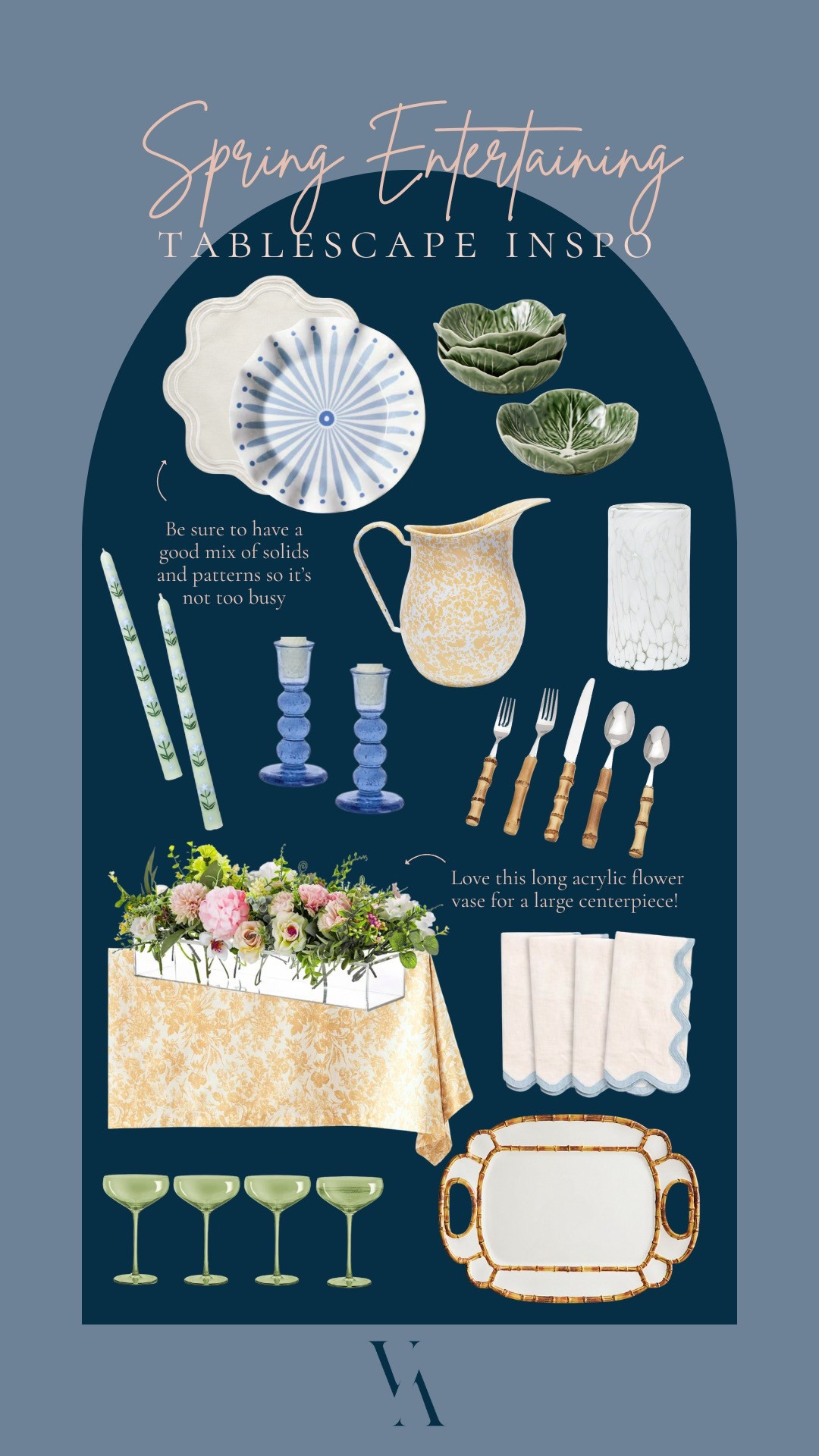 Spring tablescape idea 