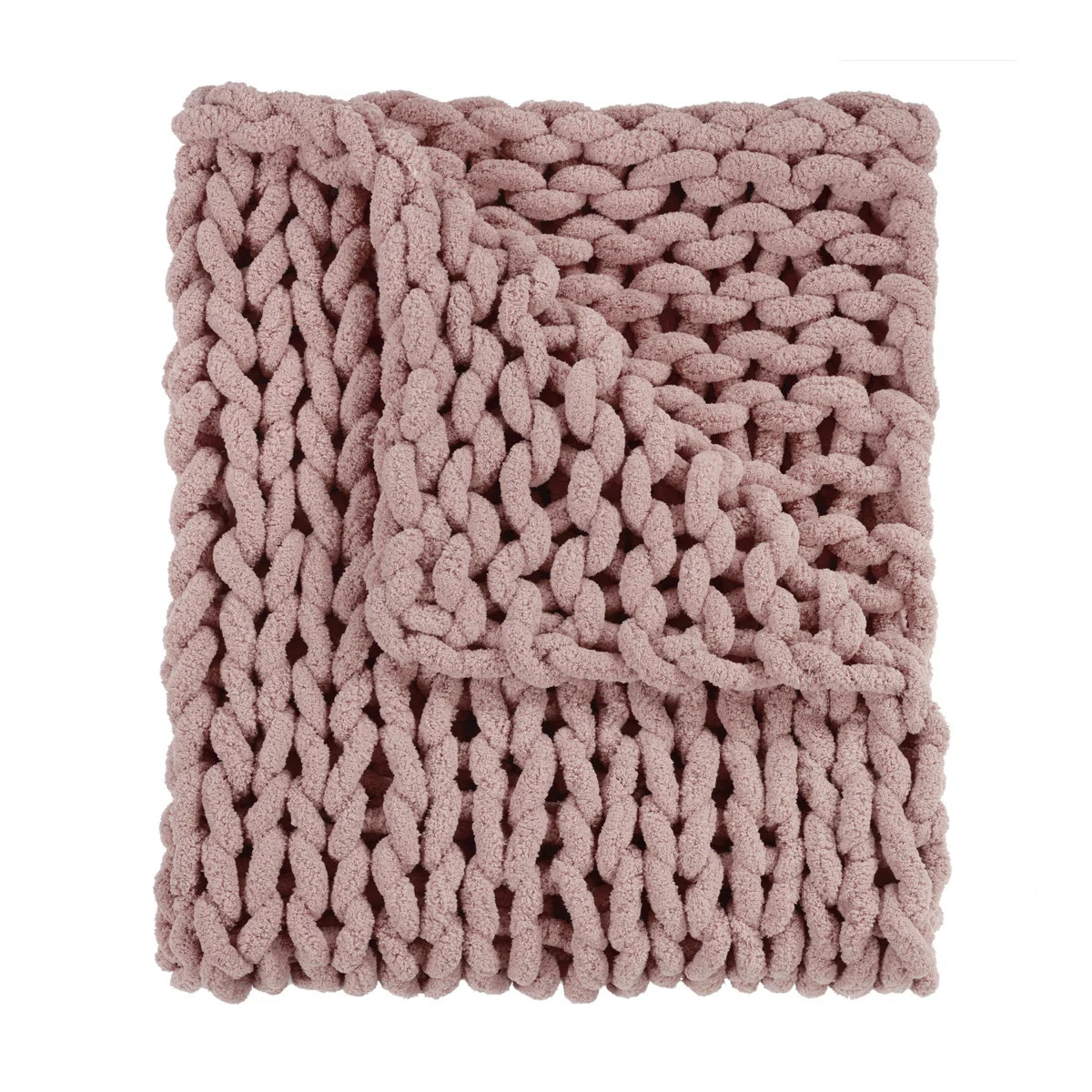 Chenille Knitted Chenille Throw | Wayfair North America